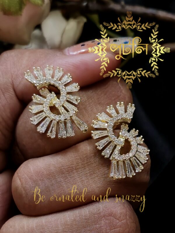 Diamond Cut Earring