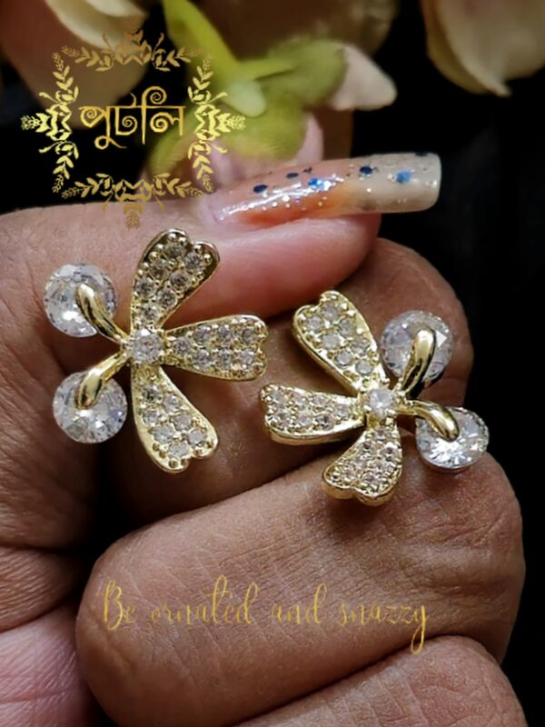 Diamond Cut Earring