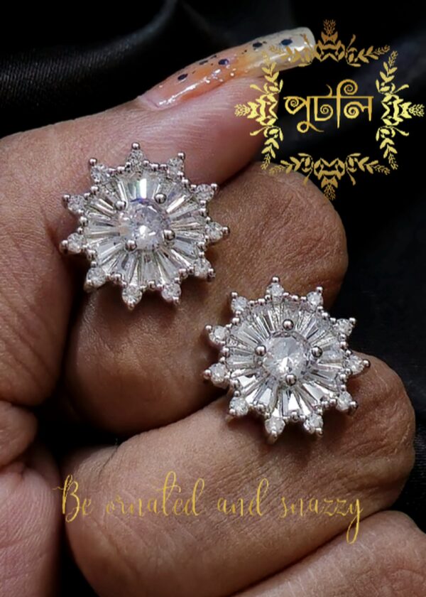 Diamond Cut Earring