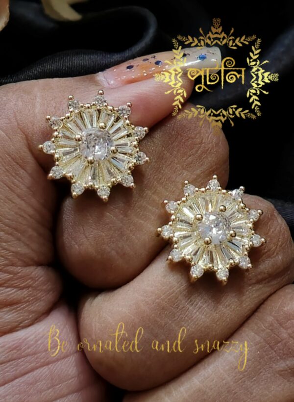 Diamond Cut Earring