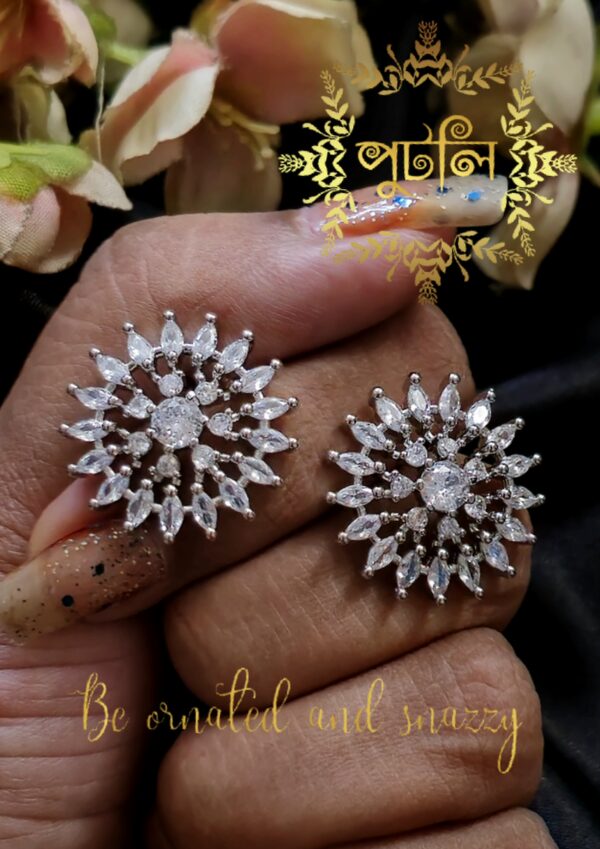 Diamond Cut Earring