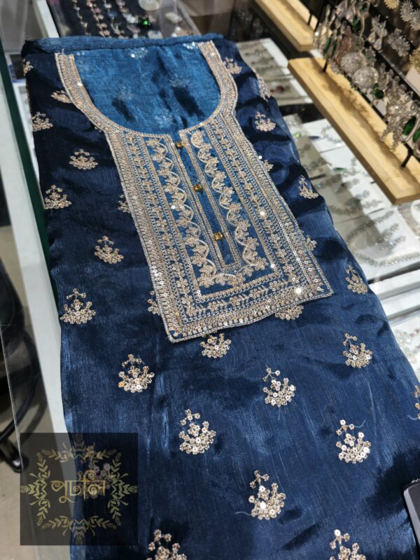 Unstitched 4 piece Dress - Image 2