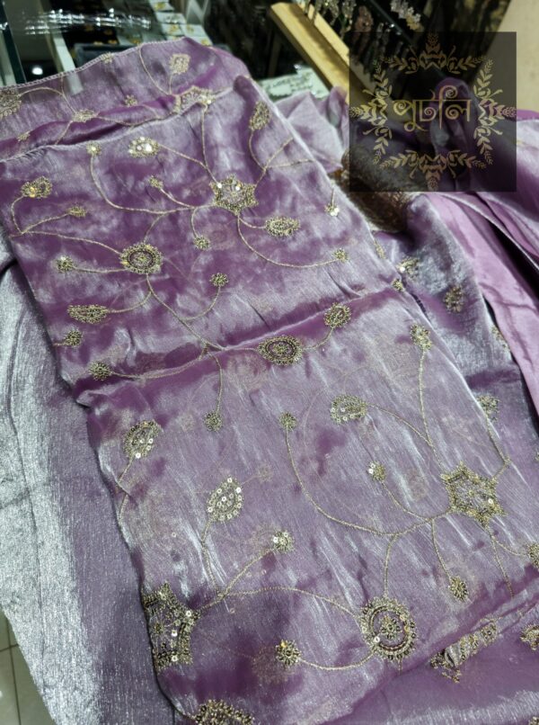 Unstitched 4 Piece Dress - Image 3