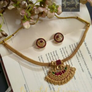 Rajwadi Polish Neckpiece/Choker