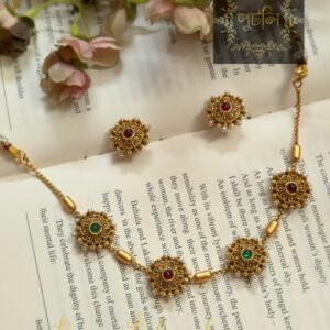 Rajwadi Polish Neckpiece/Choker