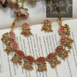 Rajwadi Polish Neckpiece/Choker