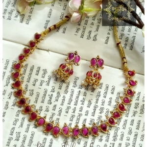 Rajwadi Polish Neckpiece/Choker