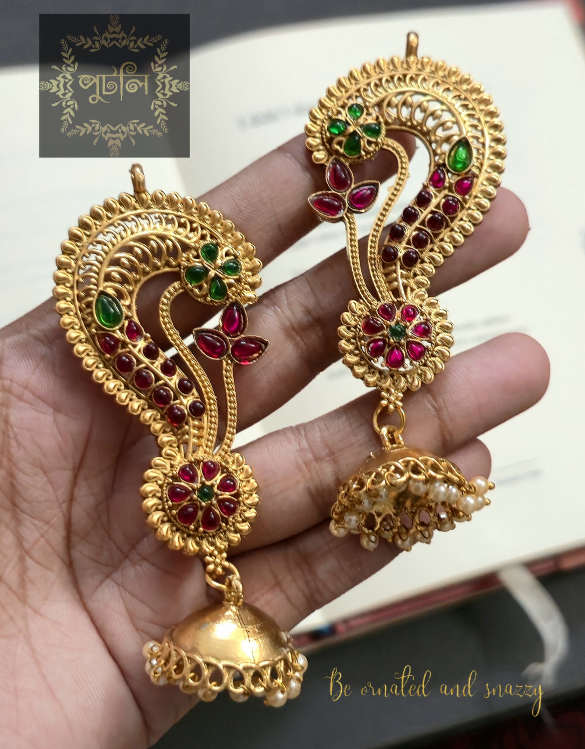 Rajwadi/Matte Polish Earring