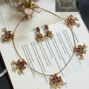 Rajwadi Polish Neckpiece/Choker