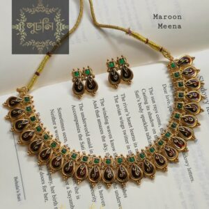 Rajwadi/Matte polish Choker Neckpiece
