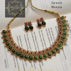 Rajwadi/Matte polish Choker Neckpiece