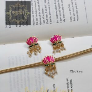 Rajwadi/Matte polish Choker Neckpiece